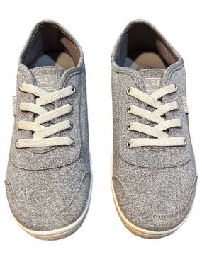 Bobs By Skechers Memory Foam Grey B Cute Slip On Sneaker